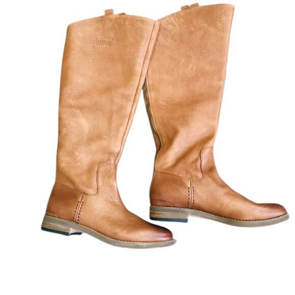 Franco Sarto Meyer Leather High Boots - Picture 1 of 14